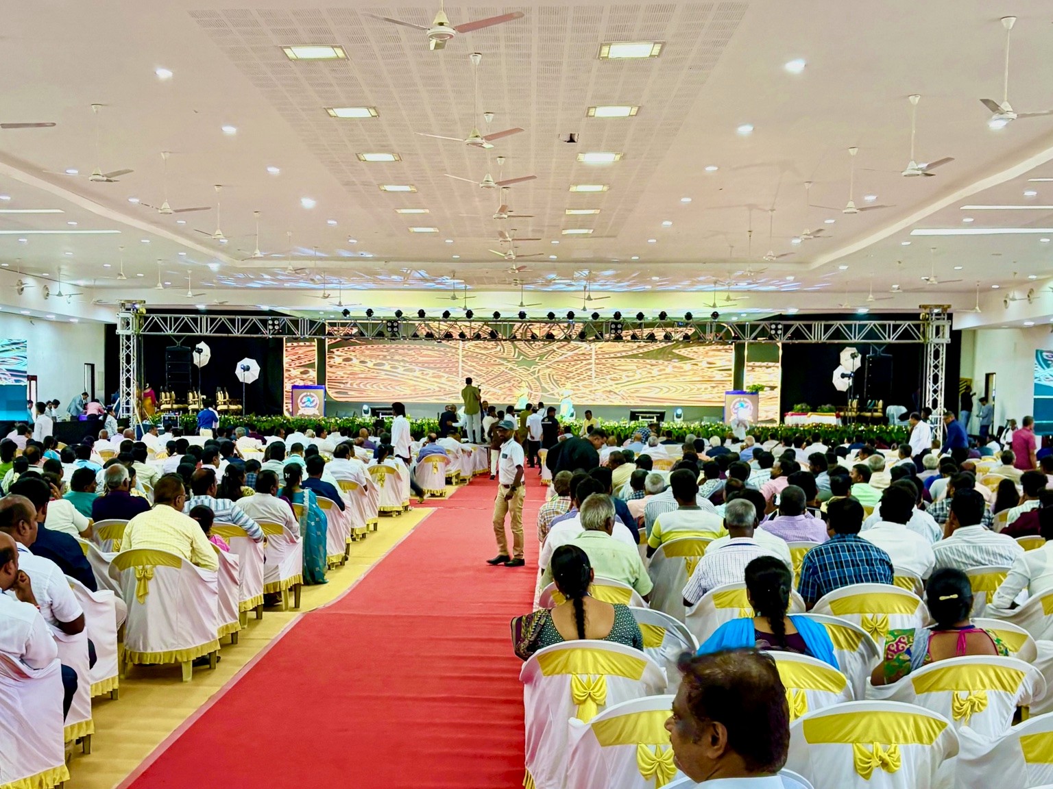 Corporate annual event stage setup